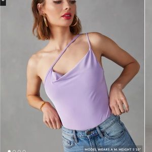 VICI One shoulder bodysuit
